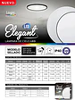 Plafón Redondo LED Elegant 76W CCT Carcasa Negra IP40-(LIQUIDACIÓN) - Miniatura 3