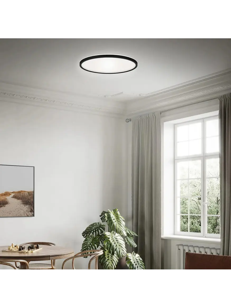 Plafón Redondo LED Elegant 76W CCT Carcasa Negra IP40-(LIQUIDACIÓN) 4