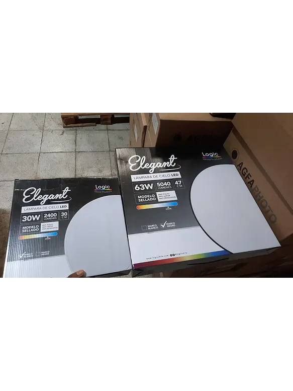 Plafón Redondo LED Elegant 76W CCT Carcasa Negra IP40-(LIQUIDACIÓN) 6