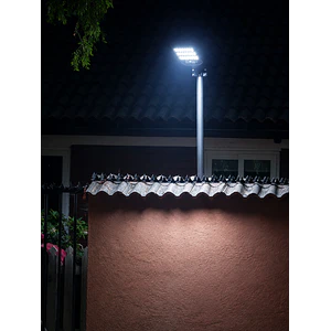 Luminaria Solar Peatonal S02 NEW 100W Luz Fría Sensor Movimiento IP65- (LIQUIDACIÓN) SIN BRAZO