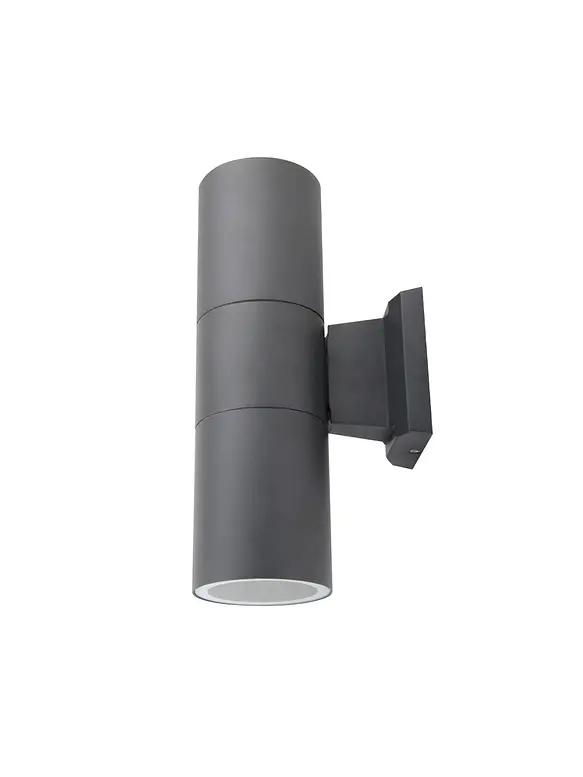 Aplique Muro Exterior Bidireccional 2xE27 IP44 Negro (LIQUIDACION) - Última Unidad 1