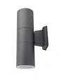 Aplique Muro Exterior Bidireccional 2xE27 IP44 Negro (LIQUIDACION) - Última Unidad - Miniatura 1