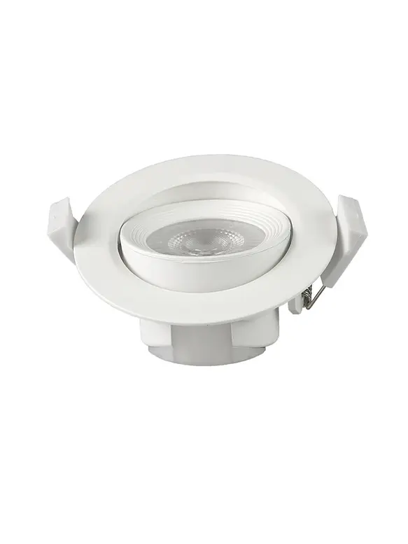 Foco Embutido Basculante LED 6,5W Luz Cálida 3000K (LIQUIDACION) 3