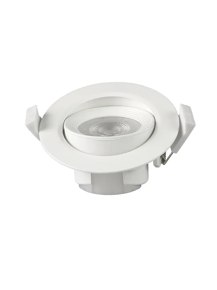Foco Embutido Basculante LED 6,5W Luz Cálida 3000K (LIQUIDACION) 3
