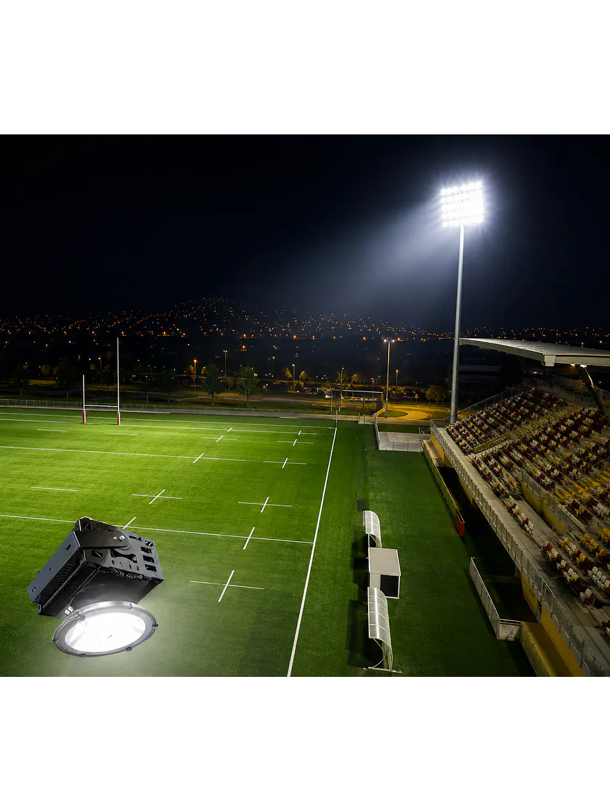 Proyector Campana LED Torre Profesional 1000W DS1 IP65 Luz Neutra 5000K 5