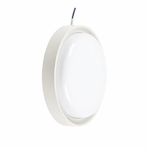 Plafón LED Redondo Sobrepuesto Blanco 24W IP54 Luz Cálida 3000K
