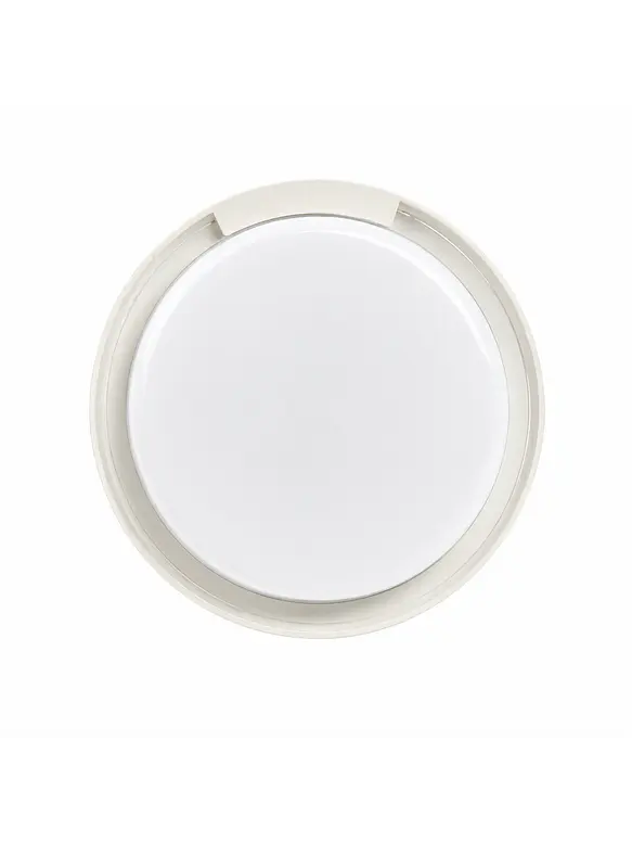 Plafón LED Redondo Sobrepuesto Blanco 24W IP54 Luz Cálida 3000K 2