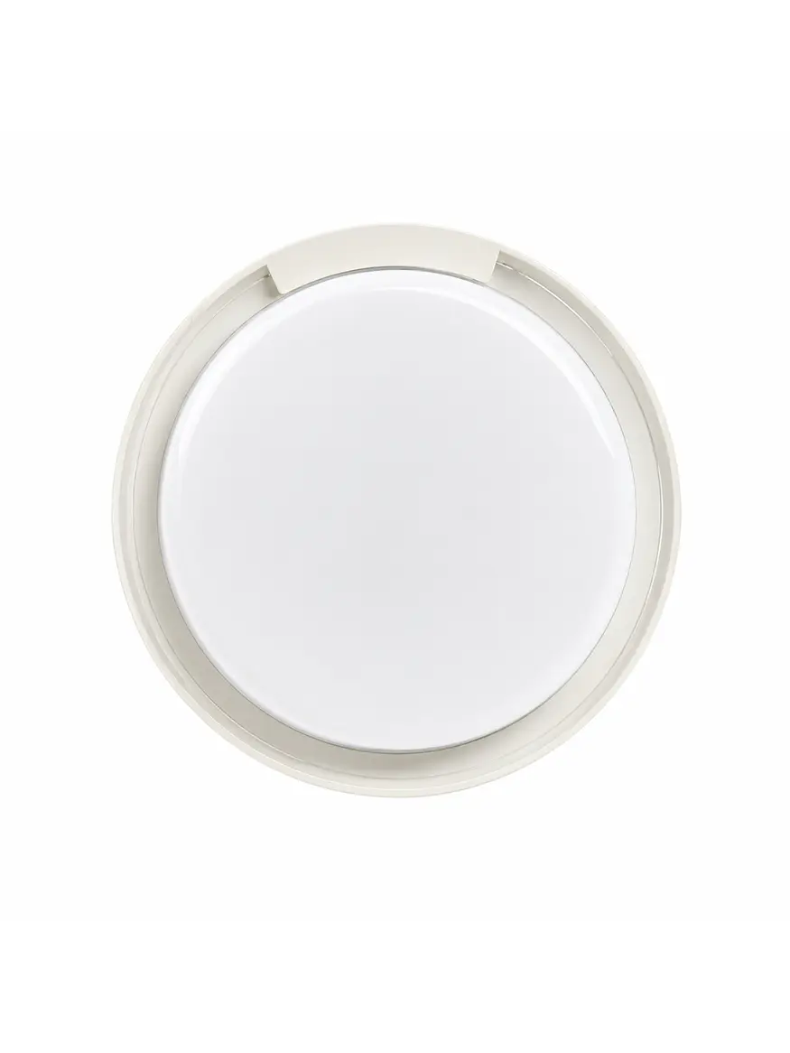 Plafón LED Redondo Sobrepuesto Blanco 24W IP54 Luz Cálida 3000K 2