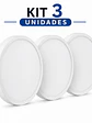 KIT 3 Plafones LED Sobrepuestos Redondos 12W Luz Cálida 3000K (LIQUIDACIÓN) - Miniatura 1