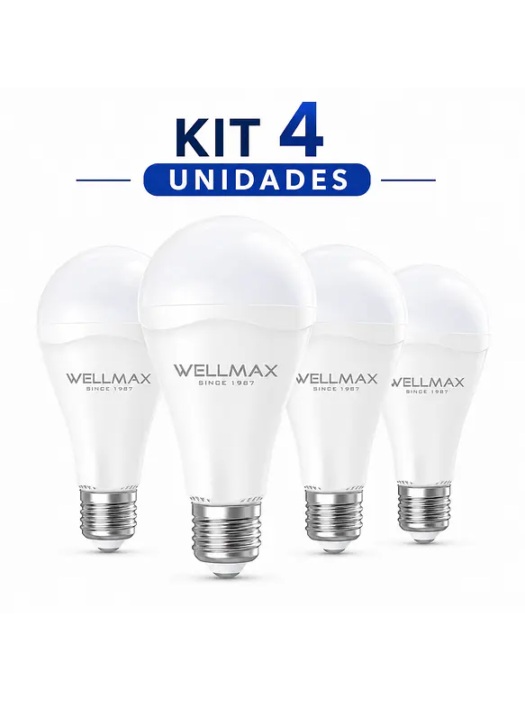 KIT 4 Ampolletas LED de Emergencia 11W E27 Luz Fría 6500K (LIQUIDACIÓN ) 1