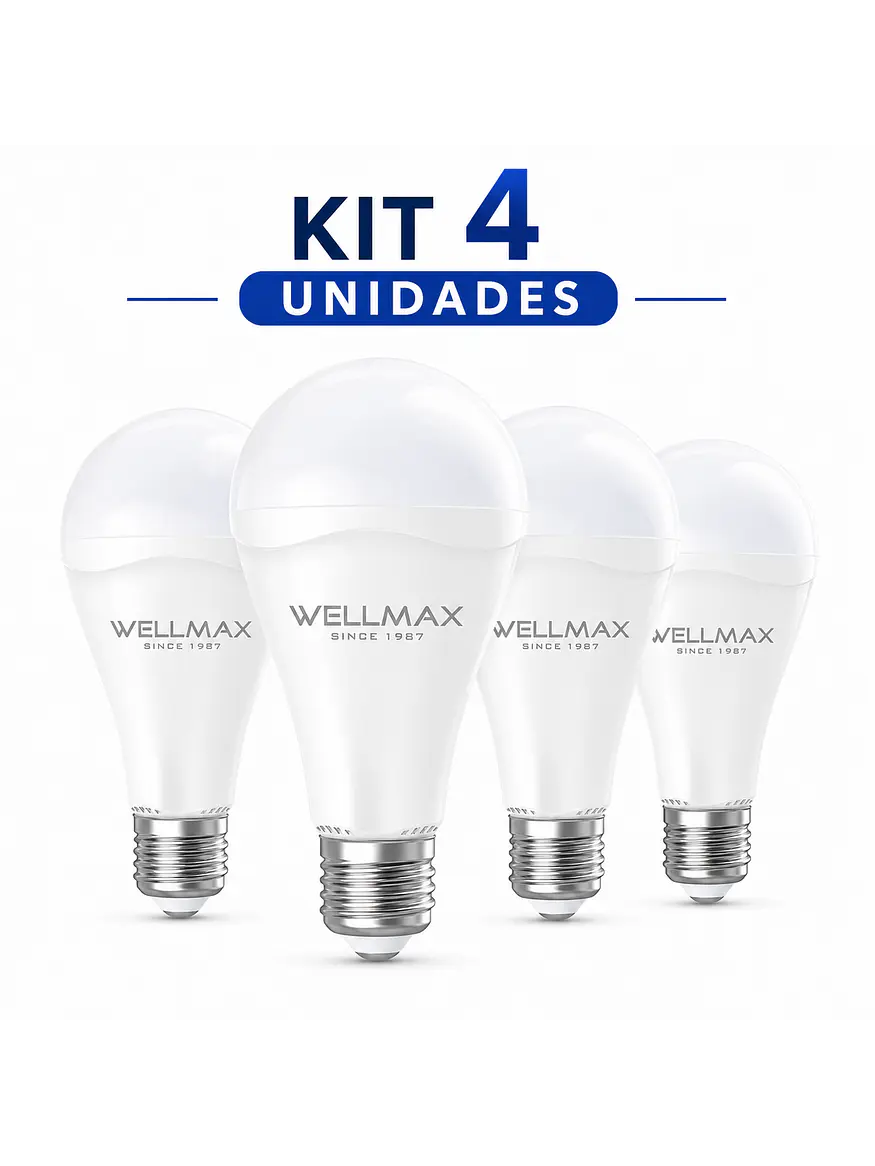 KIT 4 Ampolletas LED de Emergencia 11W E27 Luz Fría 6500K (LIQUIDACIÓN ) 1