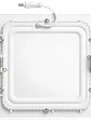 Panel LED Cuadrado ROBLAN 12W Luz Neutra 4000K (LIQUIDACIÓN - Últimas Unidades) - Miniatura 2