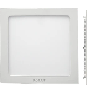 Downlight LED Cuadrado ROBLAN 6W Luz Fría 6500K Aro Blanco (LIQUIDACIÓN - Últimas Unidades)