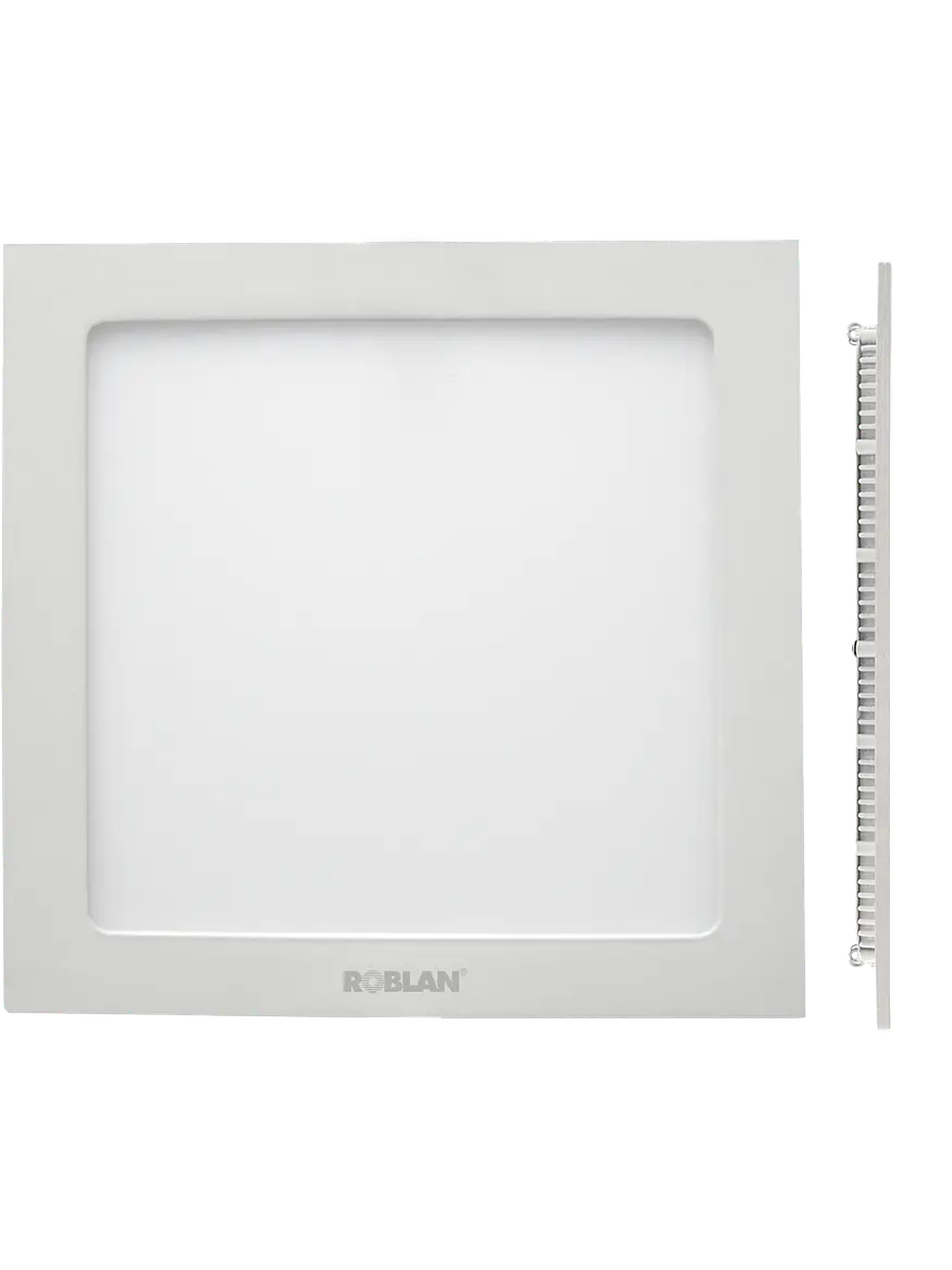 Downlight LED Cuadrado ROBLAN 6W Luz Fría 6500K Aro Blanco (LIQUIDACIÓN - Últimas Unidades) 1