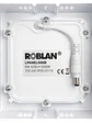 Plafón LED Cuadrado Sobrepuesto ROBLAN 6W Luz Neutra 4000K Aro Blanco (LIQUIDACIÓN - Últimas Unidades) - Miniatura 3