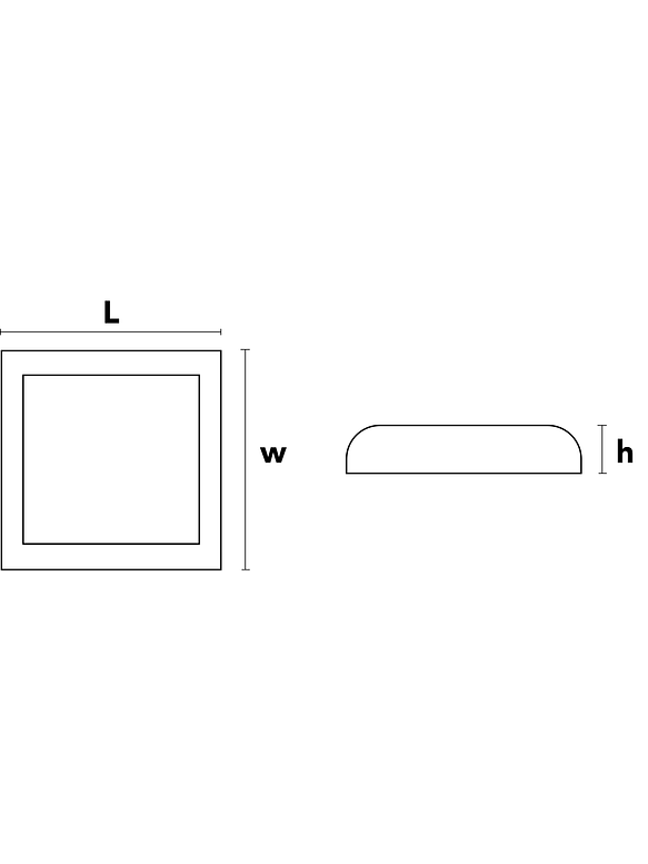Plafón LED Cuadrado Sobrepuesto ROBLAN 6W Luz Neutra 4000K Aro Blanco (LIQUIDACIÓN - Últimas Unidades) 5