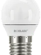 KIT 4 Ampolletas LED Esféricas ROBLAN 5W E27 Luz Fría 6500K (LIQUIDACIÓN) - Miniatura 1