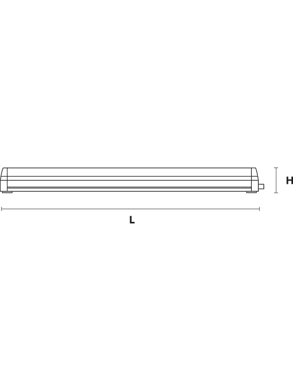 Regleta LED Empalmable ROBLAN 13W Luz Fría  1149 mm (LIQUIDACIÓN - Últimas Unidades) 2