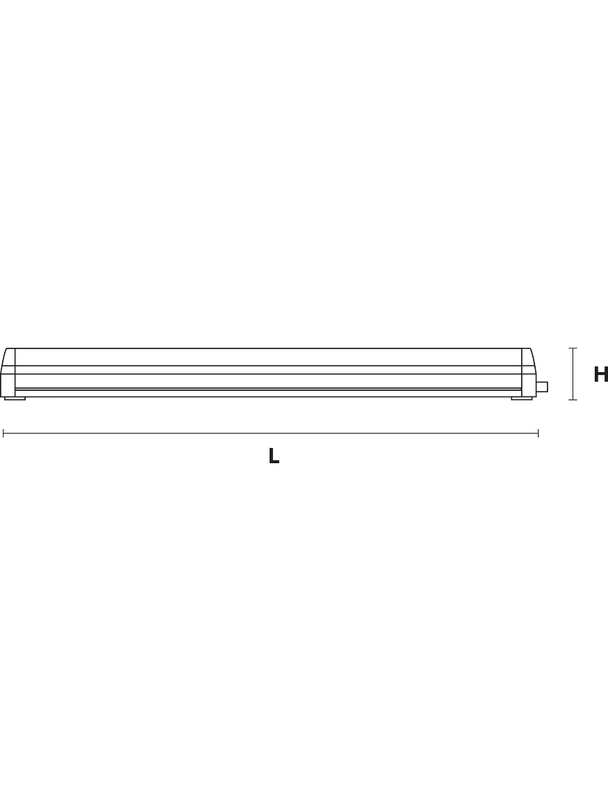 Regleta LED Empalmable ROBLAN 13W Luz Fría  1149 mm (LIQUIDACIÓN - Últimas Unidades) 2