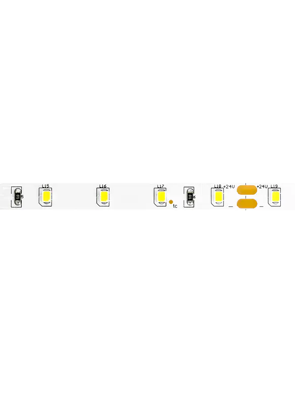 Cinta LED ROBLAN 5 Metros 14,4W/m 24V Luz Blanca IP20 SMD2835 (LIQUIDACIÓN - Últimas Unidades) 2