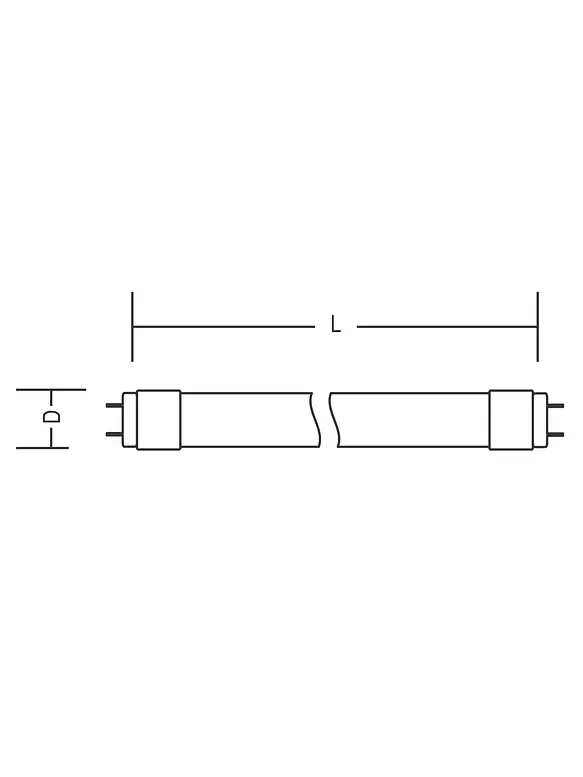 Tubo LED Antiestallido ROBLAN T8 18W  Luz Neutra  (LIQUIDACIÓN - Últimas Unidades) 3