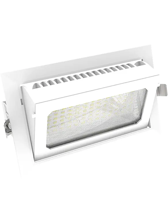 Downlight Rectangular LED Basculante ROBLAN 35W Luz Cálida 3000K (LIQUIDACIÓN - Últimas Unidades) 1