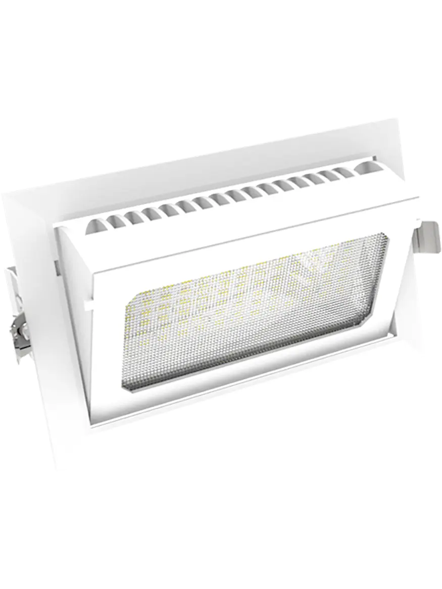 Downlight Rectangular LED Basculante ROBLAN 35W Luz Cálida 3000K (LIQUIDACIÓN - Últimas Unidades) 1