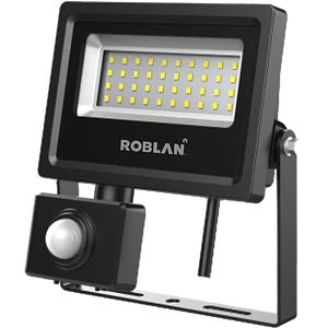 Proyector LED ROBLAN con Sensor 10W Luz Fría 6500K IP65 1300 lm (LIQUIDACIÓN - Últimas Unidades)