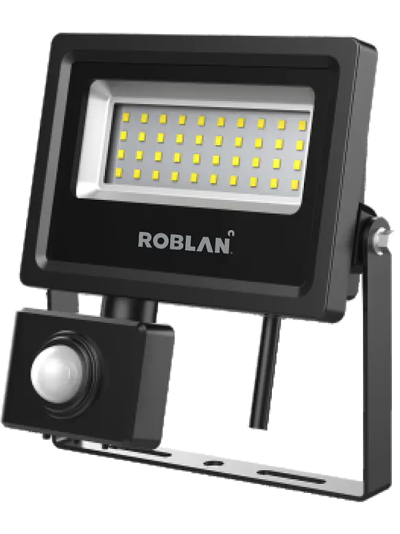Proyector LED ROBLAN con Sensor 10W Luz Fría 6500K IP65 1300 lm (LIQUIDACIÓN - Últimas Unidades) 1