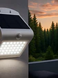 Aplique Solar LED ROBLAN 4W con Sensor de Movimiento IP65 500 lm Blanco/Negro (LIQUIDACIÓN - Últimas Unidades) - Miniatura 2