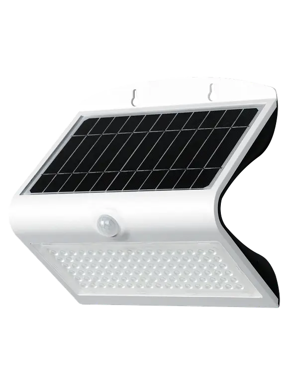 Aplique Solar LED ROBLAN 8W con Sensor de Movimiento IP65 Blanco/Negro (LIQUIDACIÓN - Últimas Unidades) 7