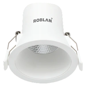 Downlight LED ROBLAN 6W TRIAC Dim Luz Neutra 4000K Aro Blanco