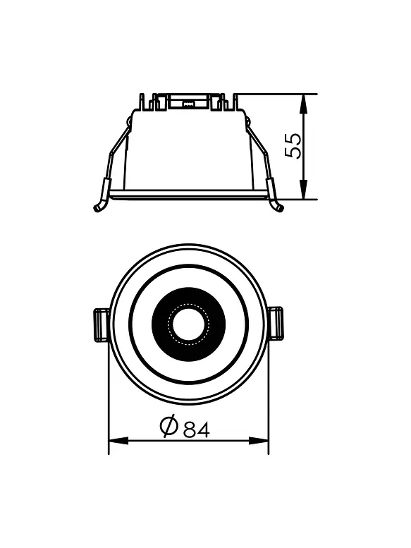 Downlight LED ROBLAN 6W Multi CCT Luz Cálida, Luz Neutra y Luz Fría IP65 3