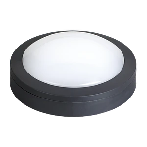 Plafón LED ROBLAN Redondo Negro 11W Luz Neutra 4000K IP65 SEC