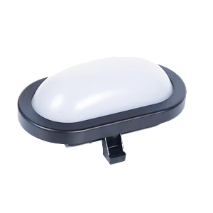 Plafón LED ROBLAN Ovalado Negro 11W Luz Neutra 4000K IP54 SEC