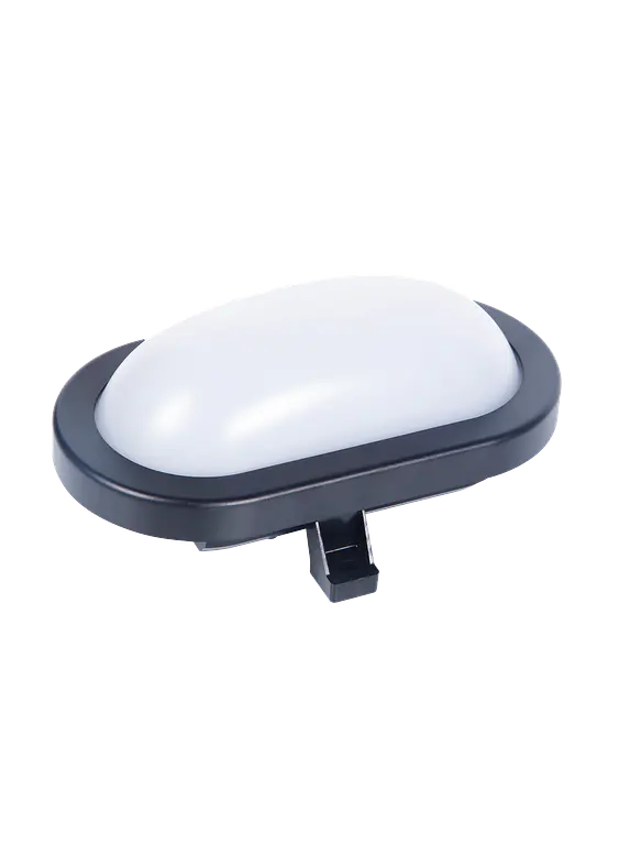 Plafón LED ROBLAN Ovalado Negro 11W Luz Neutra 4000K IP54 SEC 1
