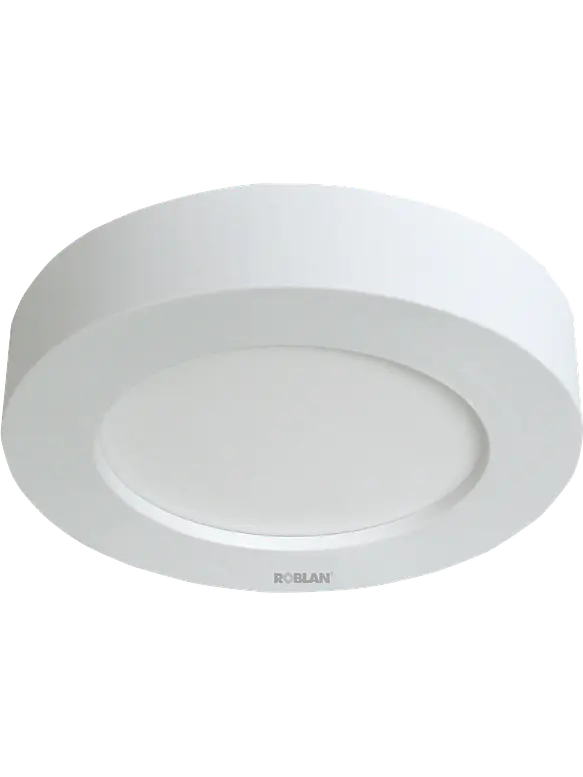 Plafón LED ROBLAN MOON Circular Sobrepuesto 11W Luz Cálida 3000K IP44  1