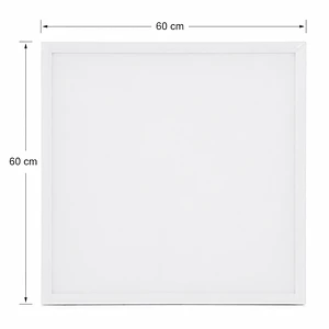 KIT Panel LED 60x60 40W CCT + Marco Metálico Blanco Sobrepuesto ULTIMAS UNIDADES 