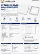 KIT LIQUIDACIÓN Panel LED 60x60 40W CCT + Marco Metálico Blanco Sobrepuesto - Miniatura 3