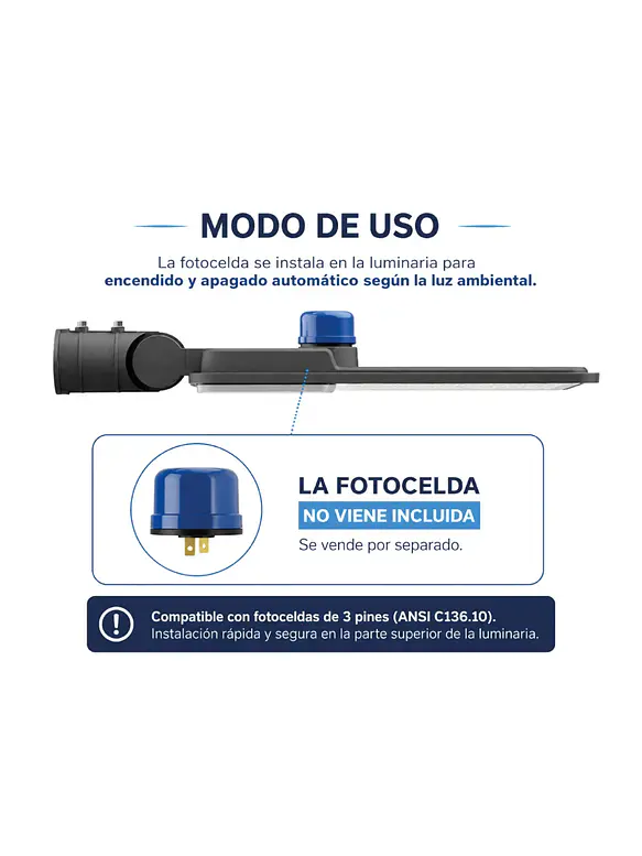 Luminaria Pública LED 150W DS1 2200K Certificación DS1 4