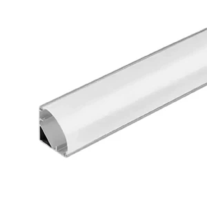 Perfil de Aluminio Cuarto Rodón 2 Metros para Cinta LED IP20