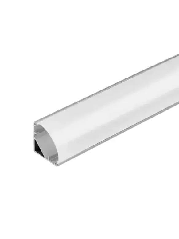 Perfil de Aluminio Cuarto Rodón 2 Metros para Cinta LED IP20 1