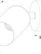 Pack Foco Sobrepuesto Simple Negro + 1 Ampolleta GU10 LED 5,5W Luz Cálida 3000K IP20 - Miniatura 2