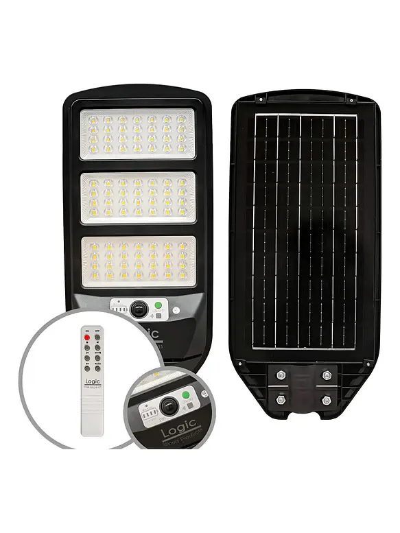 Luminaria Solar Peatonal S02 NEW 150W Luz Fría Sensor Movimiento IP65- (LIQUIDACIÓN) SIN BRAZO 1