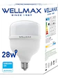 Ampolleta LED Hammer EcoLite T100 Wellmax 28W 2700Lm Luz Fría 6500K E27 SEC - Miniatura 1