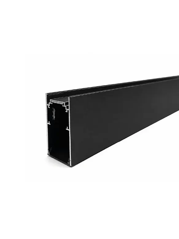 Riel Magnético Track Light 48V Sobrepuesto 2 Metros Aluminio – Incluye Tapa Final 1
