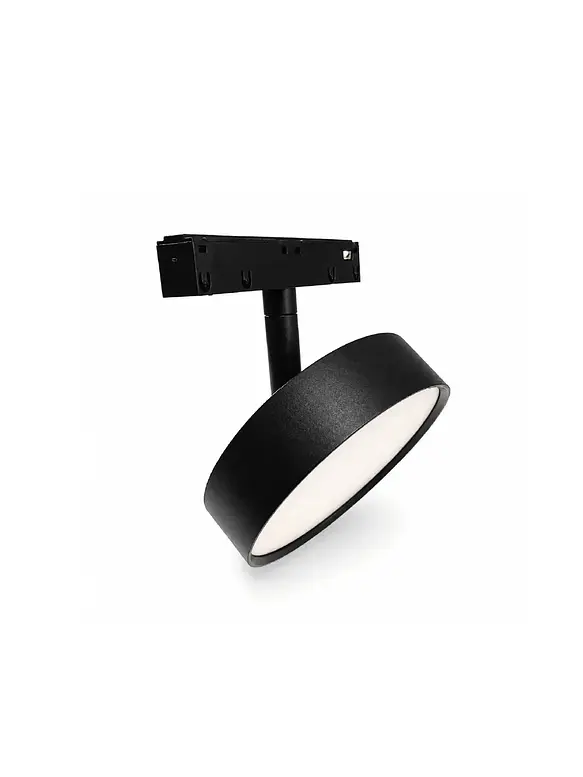 Foco Magnético Track Light Redondo 18W 1800Lm Luz Neutra 4000K 48V CRI90 1