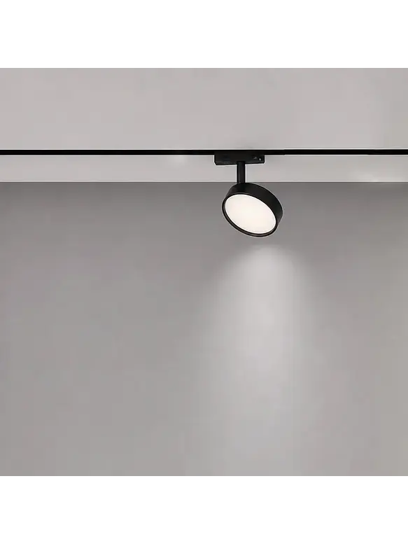 Foco Magnético Track Light Redondo 18W 1800Lm Luz Neutra 4000K 48V CRI90 3