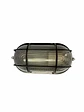 Tortuga LED Ovalada Negra E27 IP54 para Muro Exterior - Miniatura 2