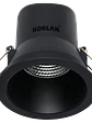 Downlight LED ROBLAN ALL IN DIM 6W Dimeable TRIAC Luz Neutra 4000K Negro IP44 - Miniatura 1